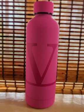 Pink Valentino Water Bottle
